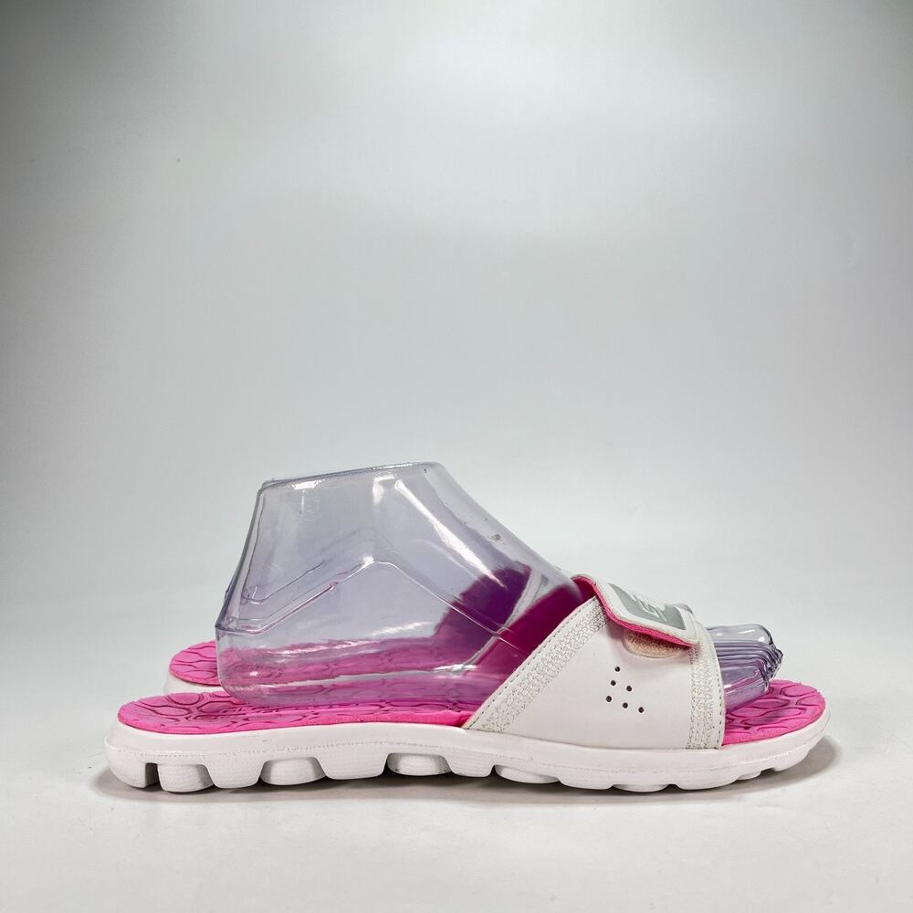 Skechers On-The-GO White Silver Pink Casual Slide Sandals 13562 Women's Size 9